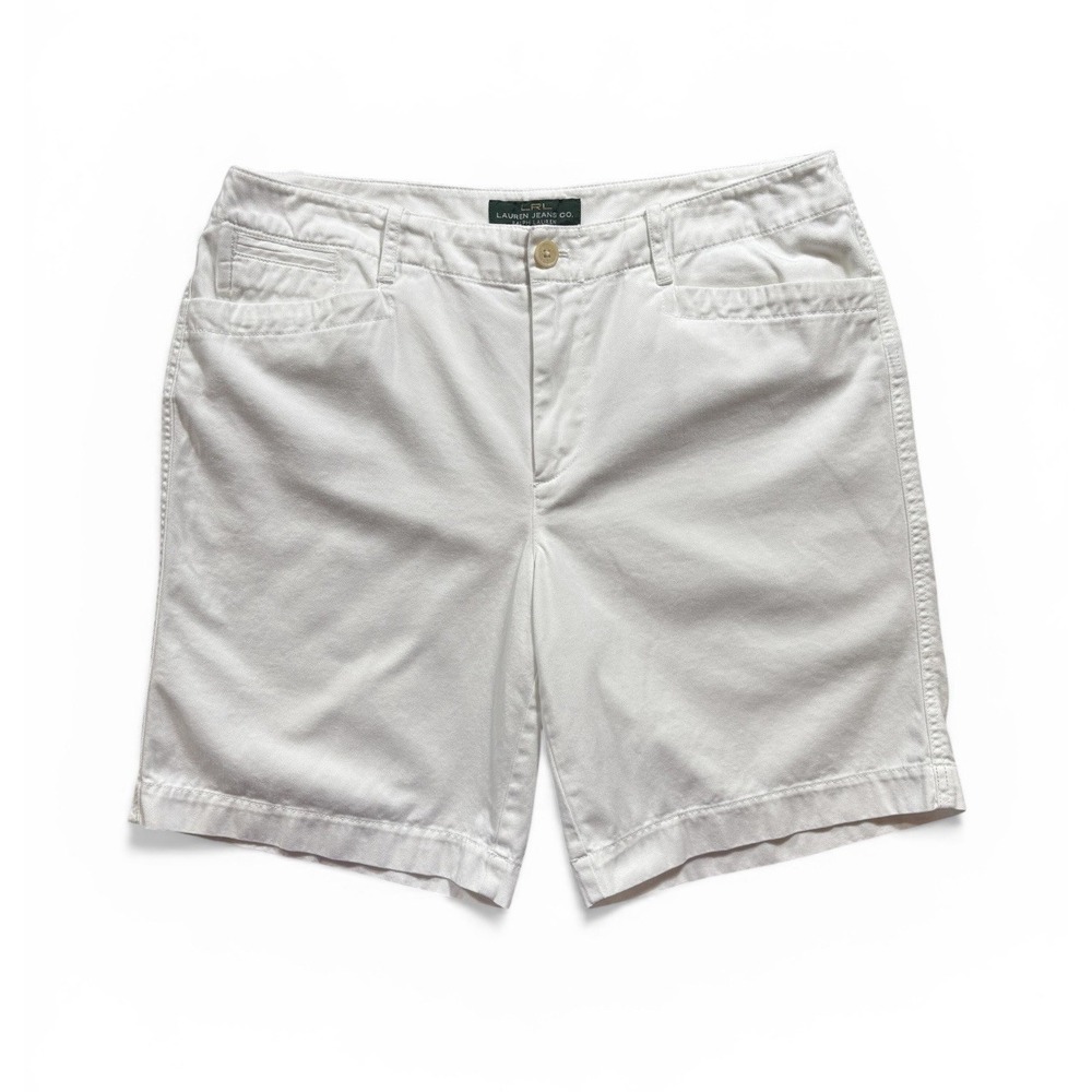Lauren Ralph Lauren LRL Women's Bermuda Shorts Size 12 White -1689